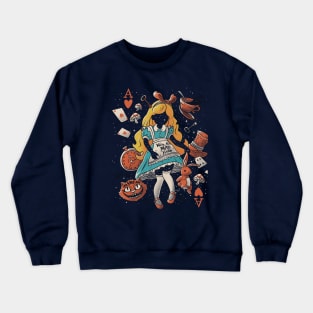 Wonderland Girl We’re All Mad Here Crewneck Sweatshirt